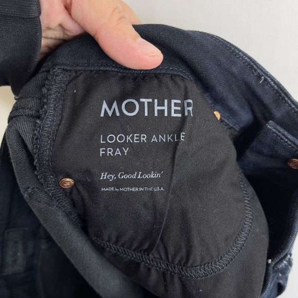 Mother The Looker Ankle Frayed Hem Jeans - Picture 11 of 14